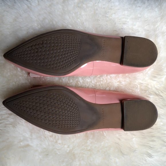 Cole Haan - Elsie Pink Patent Leather Flats Sz 9 - Picture 4 of 4
